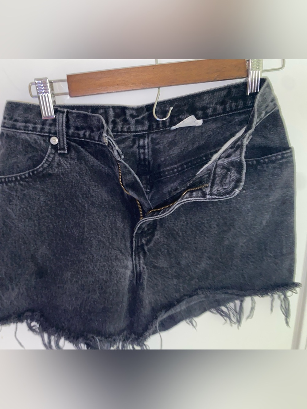 Y2K  Black Cut-Offs